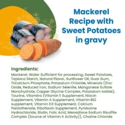 Almo Nature HQS Complete Mackerel Recipe With Sweet Potatoes Grain-Free Canned Cat Food -Furry Friends 132355 PT3. AC SS1800 V1632850288