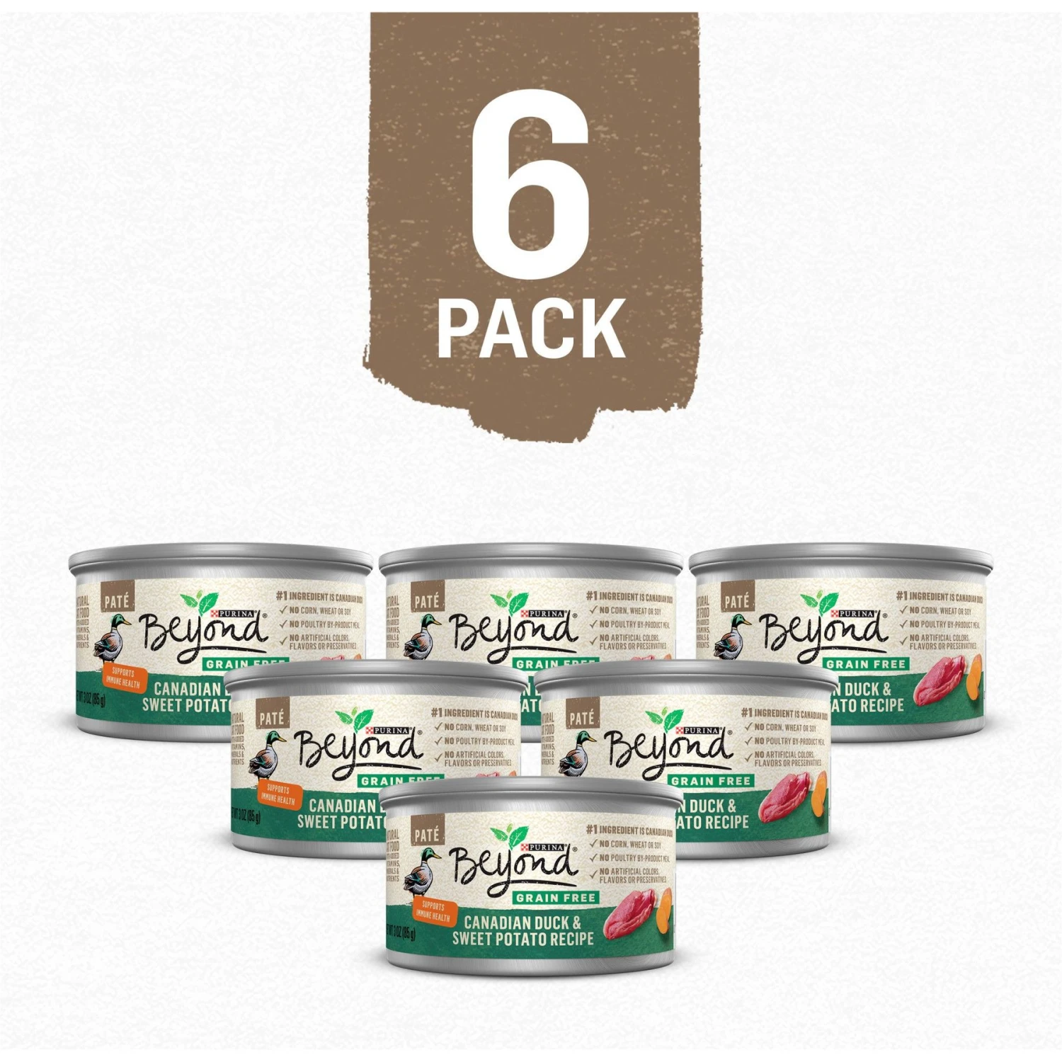 Purina Beyond Duck & Sweet Potato Pate Recipe Grain-Free Canned Cat Food 4 Purina Beyond Duck & Sweet Potato Pate Recipe Grain-Free Canned Cat Food - Image 2