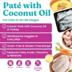 Solid Gold Tropical Blendz With Turkey & Coconut Oil Pate Grain-Free Canned Cat Food -Furry Friends 133705 PT1. AC SS1800 V1543527748