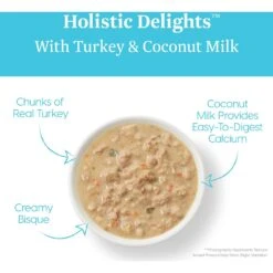 Solid Gold Holistic Delights Creamy Bisque With Turkey & Coconut Milk Grain-Free Cat Food Pouches 10 Solid Gold Holistic Delights Creamy Bisque With Turkey & Coconut Milk Grain-Free Cat Food Pouches -Furry Friends 133723 PT2. AC SS1800 V1543528055
