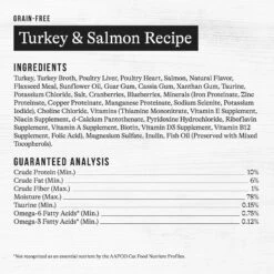American Journey Pate Turkey & Salmon Recipe Grain-Free Canned Cat Food -Furry Friends 133922 PT8. AC SS1800 V1689972527