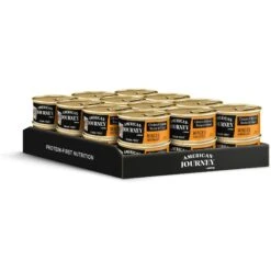 American Journey Minced Chicken & Salmon Recipe In Gravy Grain-Free Canned Cat Food -Furry Friends 133947 PT3. AC SS1800 V1689951377