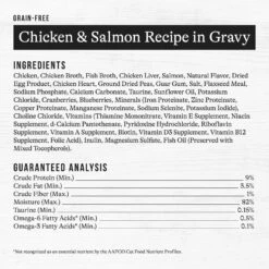 American Journey Minced Chicken & Salmon Recipe In Gravy Grain-Free Canned Cat Food -Furry Friends 133947 PT8. AC SS1800 V1689951308