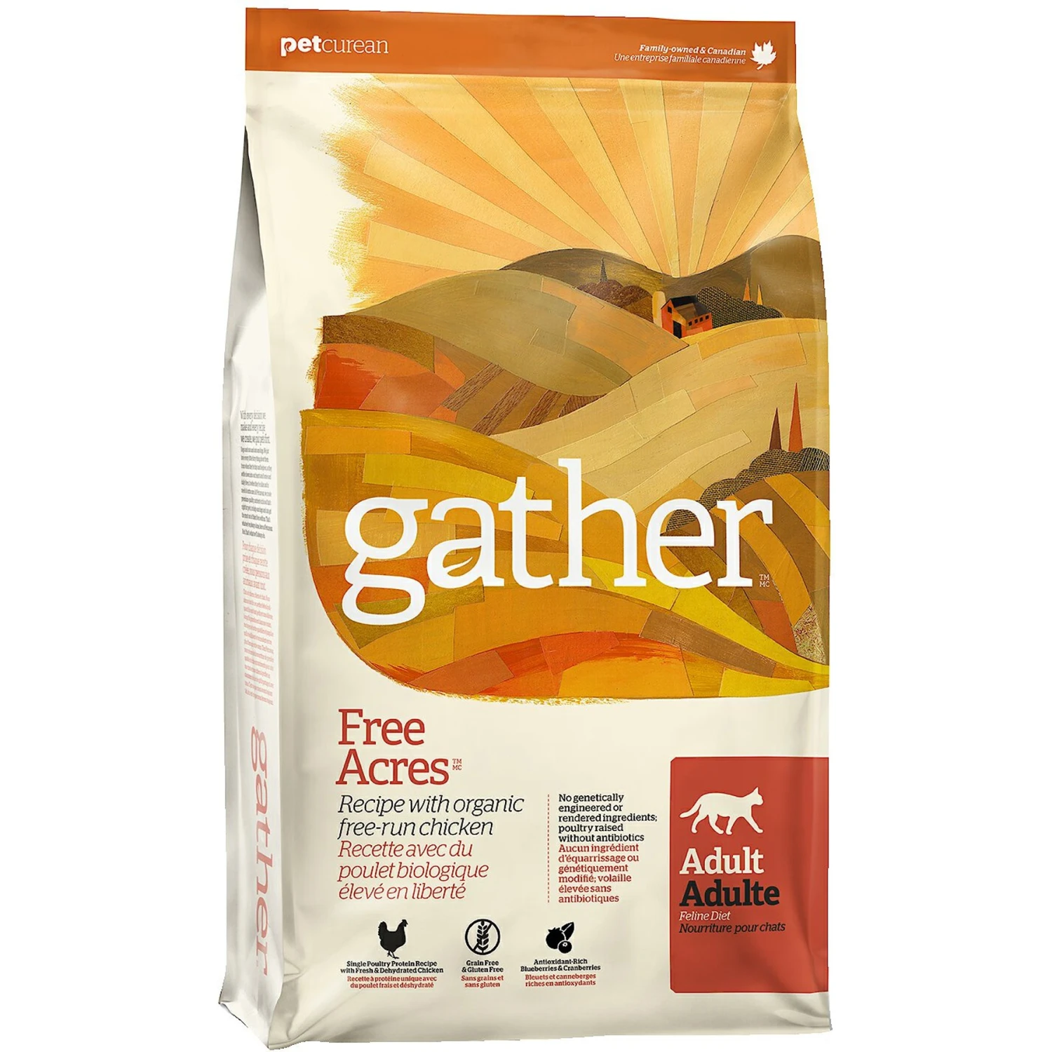 Gather Free Acres Organic Free-Run Chicken Dry Cat Food 3 Gather Free Acres Organic Free-Run Chicken Dry Cat Food