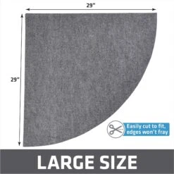 Drymate Corner Ridged Cat Litter Trapping Mat, Grey, 29.5-in X 29.5-in 15 Drymate Corner Ridged Cat Litter Trapping Mat, Grey, 29.5-in X 29.5-in -Furry Friends 134952 PT4. AC SS1800 V1689627204