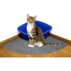 Drymate Corner Ridged Cat Litter Trapping Mat, Grey, 29.5-in X 29.5-in 17 Drymate Corner Ridged Cat Litter Trapping Mat, Grey, 29.5-in X 29.5-in -Furry Friends 134952 PT6. AC SS1800 V1502744878