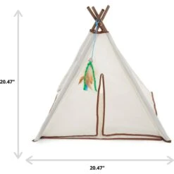 SmartyKat Kitty Camp TeePee Cat Toy 10 SmartyKat Kitty Camp TeePee Cat Toy -Furry Friends 137500 PT1. AC SS1800 V1599754876