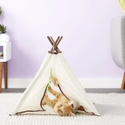 SmartyKat Kitty Camp TeePee Cat Toy 14 SmartyKat Kitty Camp TeePee Cat Toy -Furry Friends 137500 PT5. AC SS1800 V1527258279