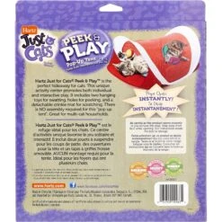 Hartz Just For Cats Peek & Play Pop-Up Tent Cat Toy -Furry Friends 139103 PT7. AC SS1800 V1589230889