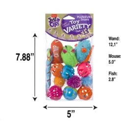 Hartz Just For Cats Toy Variety Pack, 13 Count -Furry Friends 139111 PT1. AC SS1800 V1589230979
