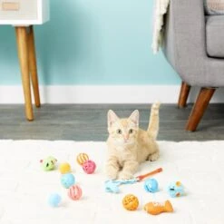 Hartz Just For Cats Toy Variety Pack, 13 Count -Furry Friends 139111 PT2. AC SS1800 V1589230985