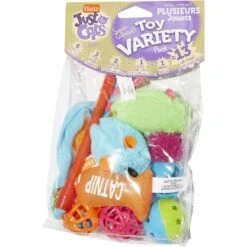 Hartz Just For Cats Toy Variety Pack, 13 Count -Furry Friends 139111 PT6. AC SS1800 V1589231001