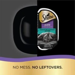 Sheba Perfect Portions Seafood Pate Variety Pack Grain-Free Adult Wet Cat Food Trays -Furry Friends 140273 PT4. AC SS1800 V1626818850