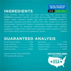 Purina ONE Grain-Free Variety Pack Natural High Protein Canned Cat Food, 3-oz, Case Of 24 -Furry Friends 140462 PT7. AC SS1800 V1657655538
