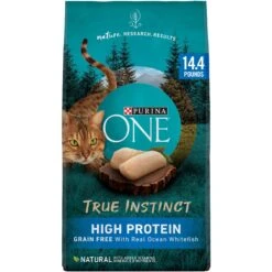 Purina ONE True Instinct Natural Grain-Free With Ocean Whitefish High Protein Dry Cat Food