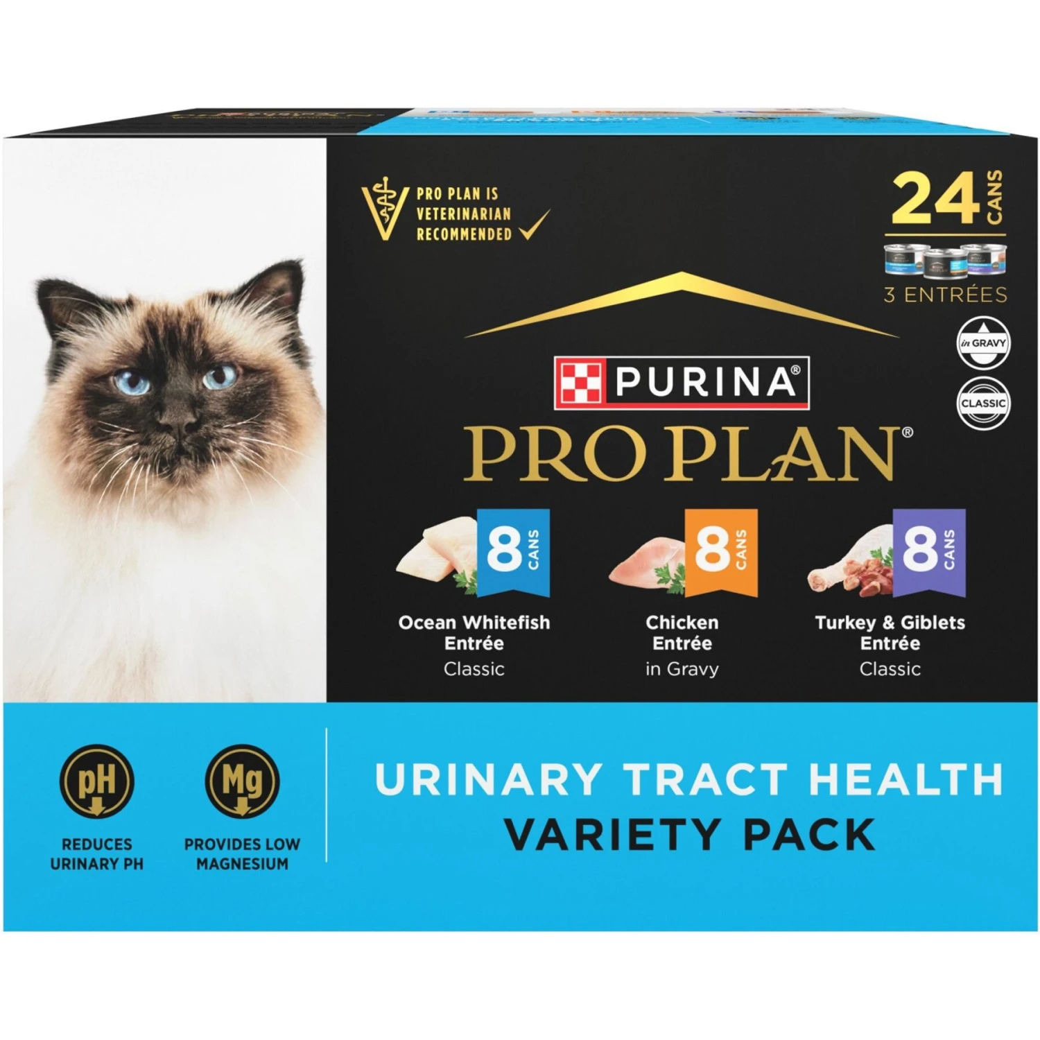 Purina Pro Plan Urinary Tract Health Variety Pack Canned Cat Food 3 Purina Pro Plan Urinary Tract Health Variety Pack Canned Cat Food