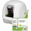 Purina Tidy Cats Hooded Litter Box System, Breeze Hooded System Starter Kit Litter Box, Litter Pellets & Pads -Furry Friends 141405 MAIN. AC SS1800 V1700159054