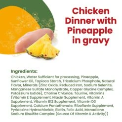 Almo Nature HQS La Cucina Chicken With Pineapple Grain-Free Cat Food Pouches -Furry Friends 141493 PT3. AC SS1800 V1639526505