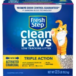Fresh Step Clean Paws Scented Clumping Clay Cat Litter 16 Fresh Step Clean Paws Scented Clumping Clay Cat Litter -Furry Friends 141502 PT5. AC SS1800 V1694465596
