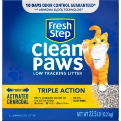 Fresh Step Clean Paws Scented Clumping Clay Cat Litter 17 Fresh Step Clean Paws Scented Clumping Clay Cat Litter -Furry Friends 141502 PT6. AC SS1800 V1694459345