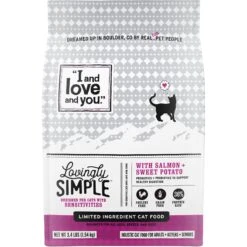 I And Love And You Lovingly Simple Limited Ingredient Diet Salmon And Sweet Potato Dry Cat Food
