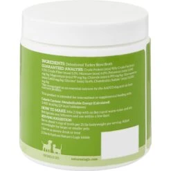 Nature's Logic Dehydrated Turkey Bone Broth Dog & Cat Food Topper 10 Nature's Logic Dehydrated Turkey Bone Broth Dog & Cat Food Topper -Furry Friends 141682 PT2. AC SS1800 V1591127235