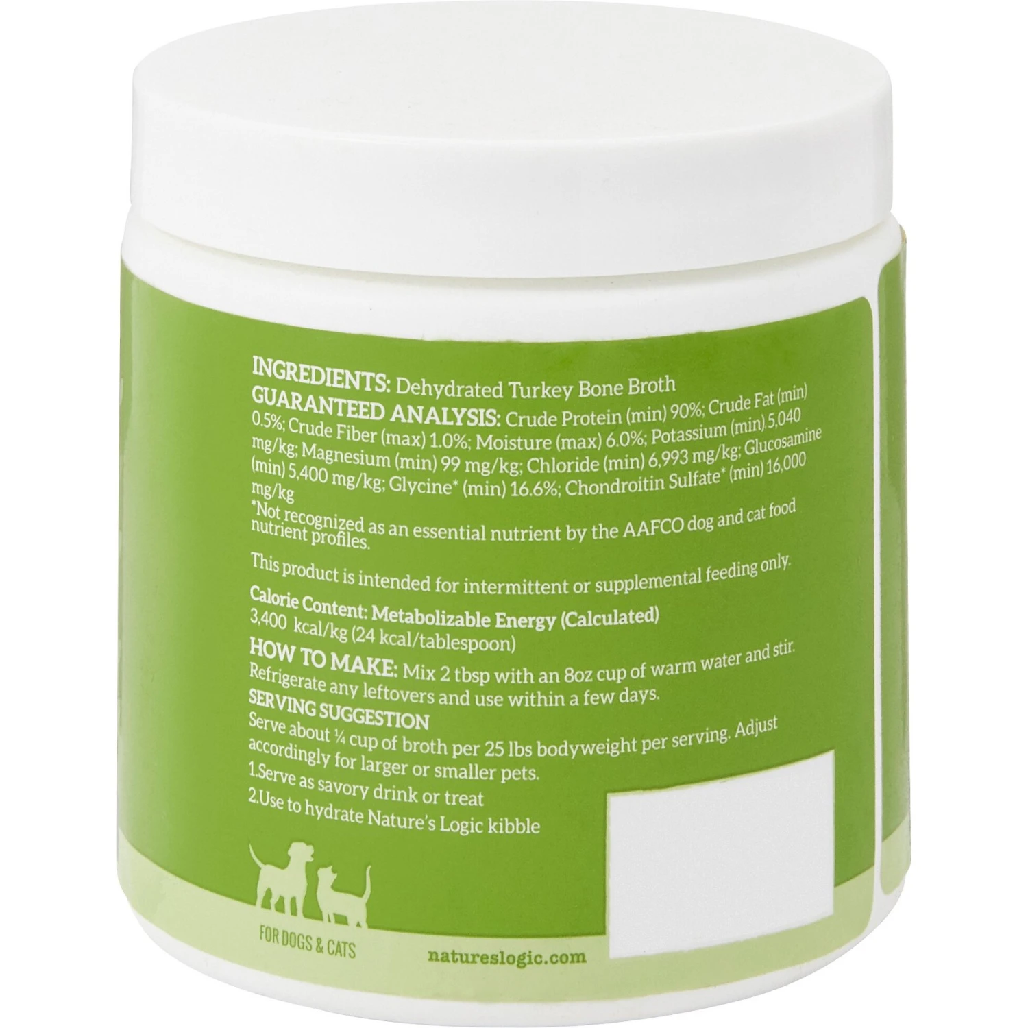 Nature's Logic Dehydrated Turkey Bone Broth Dog & Cat Food Topper 5 Nature's Logic Dehydrated Turkey Bone Broth Dog & Cat Food Topper - Image 3