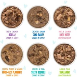 BFF OMG Potluck O' Pouches Variety Pack Grain-Free Cat Food Pouches -Furry Friends 142307 PT3. AC SS1800 V1682626324