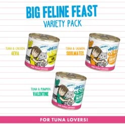 BFF Big Feline Feast Variety Pack Canned Cat Food -Furry Friends 142311 PT2. AC SS1800 V1644902547