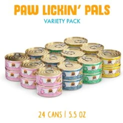 Weruva Paw Lickin' Pals Variety Pack Grain-Free Canned Cat Food -Furry Friends 142314 PT1. AC SS1800 V1643068643