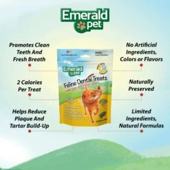 Emerald Pet Feline Dental Treats With Turducky Cat Treats 12 Emerald Pet Feline Dental Treats With Turducky Cat Treats -Furry Friends 142397 PT4. AC SS1800 V1667598675