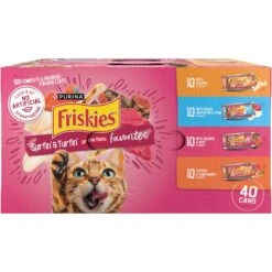 Friskies Surfin' & Turfin' Favorites Variety Pack Canned Cat Food
