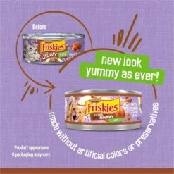Friskies Extra Gravy Pate With Turkey In Savory Gravy Canned Cat Food 13 Friskies Extra Gravy Pate With Turkey In Savory Gravy Canned Cat Food -Furry Friends 142575 PT2. AC SS1800 V1700159688