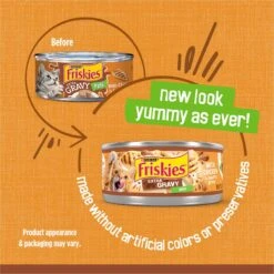 Friskies Extra Gravy Pate With Chicken In Savory Gravy Canned Cat Food -Furry Friends 142579 PT2. AC SS1800 V1700161365