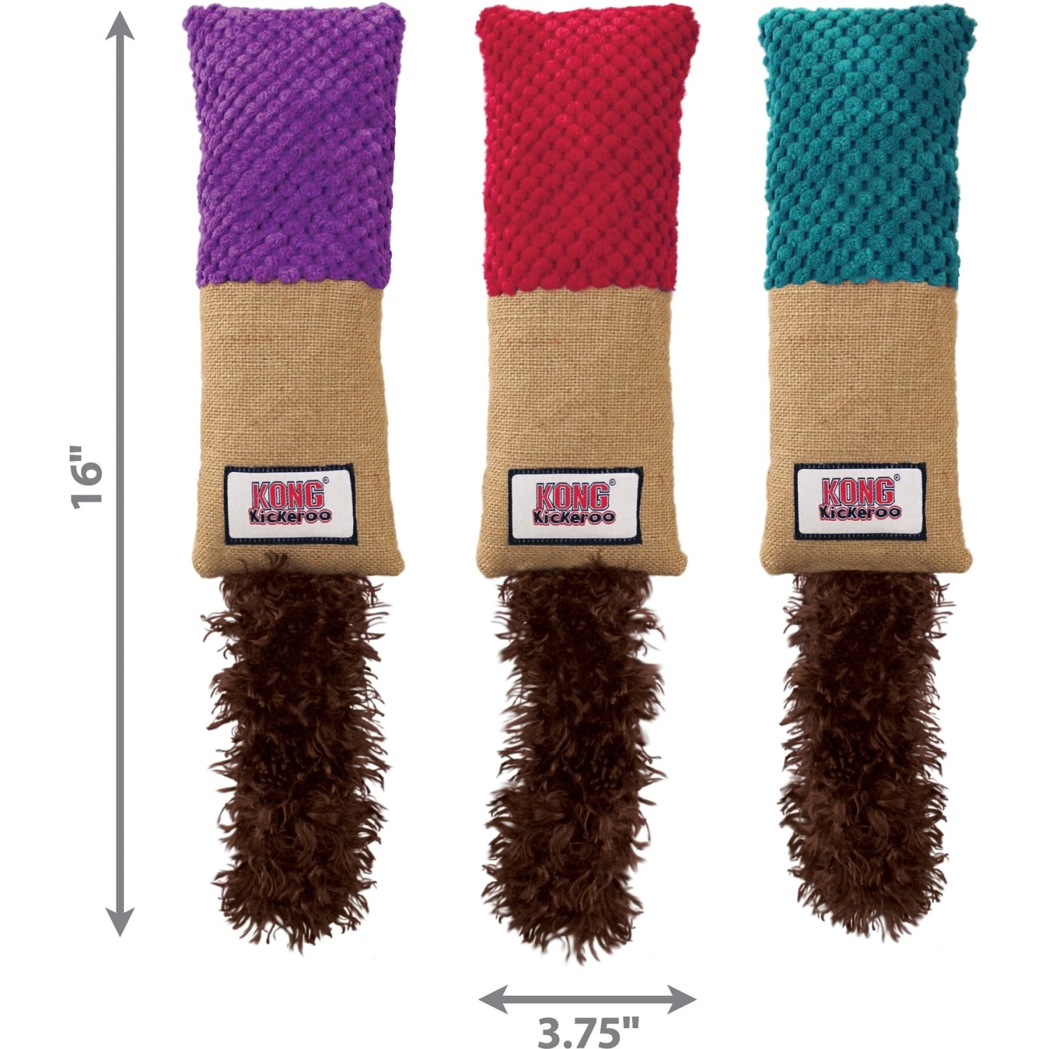 KONG Kickeroo Cuddler Cat Toy, Color Varies 5 KONG Kickeroo Cuddler Cat Toy, Color Varies - Image 3