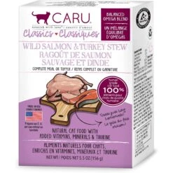 Caru Classic Wild Salmon & Turkey Stew Grain-Free Wet Cat Food