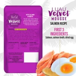Tiki Cat Luau Velvet Mousse Salmon Grain-Free Wet Cat Food, 2.8-oz Pouch, Case Of 12 -Furry Friends 145195 PT2. AC SS1800 V1700598823