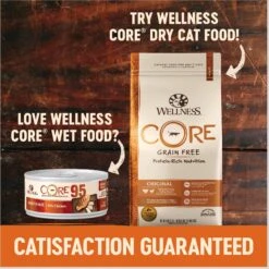 Wellness CORE 95% Chicken Grain-Free Canned Cat Food 14 Wellness CORE 95% Chicken Grain-Free Canned Cat Food -Furry Friends 145490 PT4. AC SS1800 V1695847919