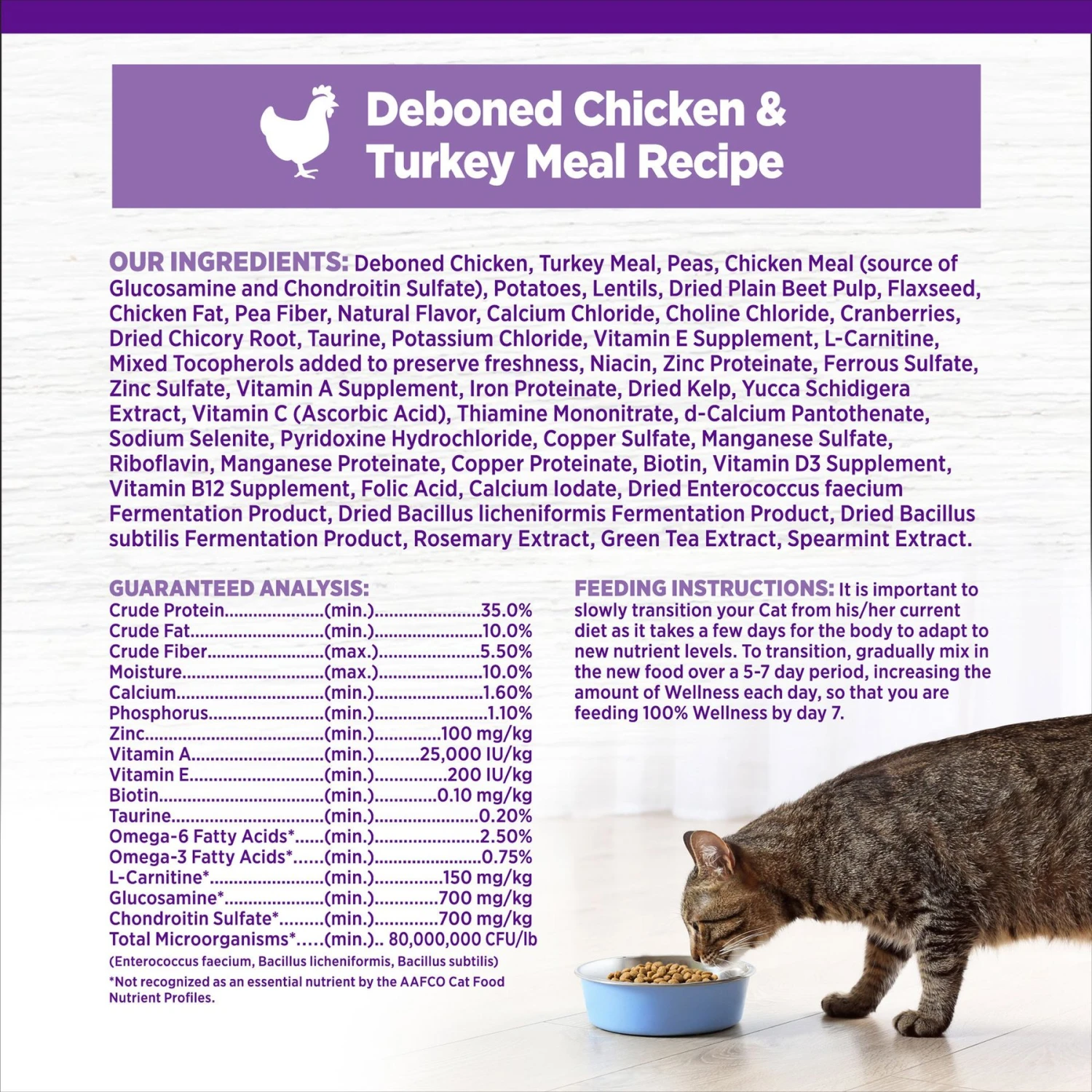 Wellness Complete Health Grain-Free Indoor Healthy Weight Chicken Recipe Natural Dry Cat Food 9 Wellness Complete Health Grain-Free Indoor Healthy Weight Chicken Recipe Natural Dry Cat Food - Image 7