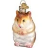 Old World Christmas Hamster Glass Tree Ornament, 2.75-in -Furry Friends 147035 MAIN. AC SS1800 V1531259870