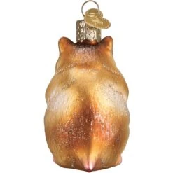 Old World Christmas Hamster Glass Tree Ornament, 2.75-in -Furry Friends 147035 PT2. AC SS1800 V1531259870