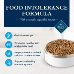 Blue Buffalo Natural Veterinary Diet HF Hydrolyzed For Food Intolerance Grain-Free Dry Cat Food -Furry Friends 147680 PT2. AC SS1800 V1703091326