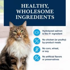 Blue Buffalo Natural Veterinary Diet HF Hydrolyzed For Food Intolerance Grain-Free Dry Cat Food -Furry Friends 147680 PT5. AC SS1800 V1703091326