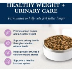 Blue Buffalo Natural Veterinary Diet W+U Weight Management + Urinary Care Grain-Free Dry Cat Food -Furry Friends 147682 PT2. AC SS1800 V1703091386