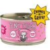 Tiny Tiger Chunks In Gravy Salmon & Whitefish Recipe Grain-Free Canned Cat Food