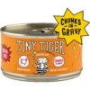Tiny Tiger Chunks In Gravy Turkey Recipe Grain-Free Canned Cat Food -Furry Friends 147760 Main. AC SS1800 V1558459930