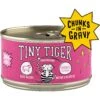 Tiny Tiger Chunks In Gravy Beef Recipe Grain-Free Canned Cat Food 2 Tiny Tiger Chunks In Gravy Beef Recipe Grain-Free Canned Cat Food -Furry Friends 147762 Main. AC SS1800 V1558459956