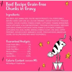 Tiny Tiger Chunks In Gravy Beef Recipe Grain-Free Canned Cat Food -Furry Friends 147762 PT5. AC SS1800 V1687284465