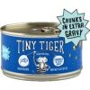 Tiny Tiger Chunks In EXTRA Gravy Tuna Recipe Grain-Free Canned Cat Food 2 Tiny Tiger Chunks In EXTRA Gravy Tuna Recipe Grain-Free Canned Cat Food -Furry Friends 147770 Main. AC SS1800 V1558459959