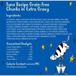 Tiny Tiger Chunks In EXTRA Gravy Tuna Recipe Grain-Free Canned Cat Food -Furry Friends 147770 PT5. AC SS1800 V1683730238